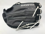 New Worth Mayhem M130 LHT 13" Slowpitch Fielding Glove Gray/Blk