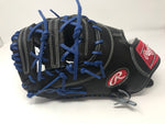New Rawlings Pro Preferred Rizzo 12.75" Baseball First Base Mitt LHT Black/Royal