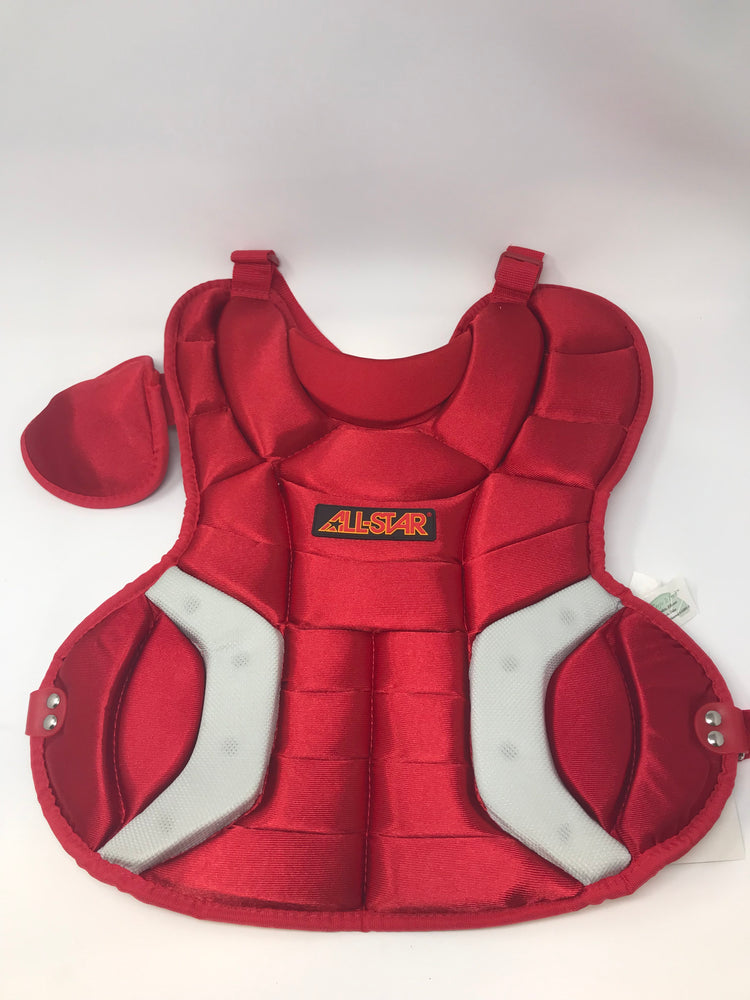 New All-Star Adult Catcher Chest protector CPW26PS 14.5 Red
