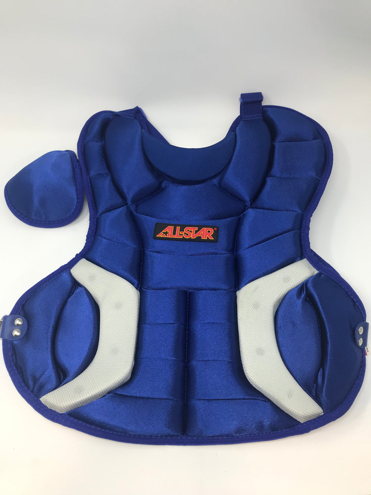 New All-Star Adult Catcher Chest protector CPW26PS 14.5 Royal
