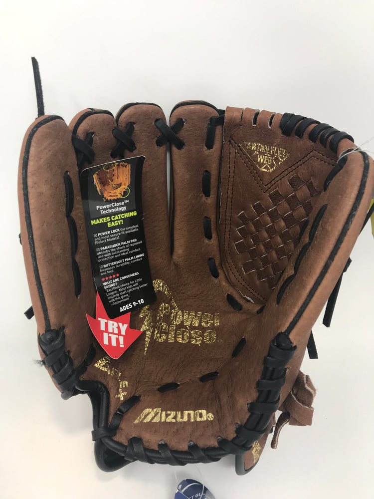 New Mizuno Power Close Prospect GPP1150Y3 11.5" Baseball Glove Brown/Tan LHT