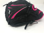 New Mizuno Power Close GPP 1005F1 10" Finch Softball Glove Black/Pink LHT Youth