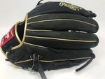 New Rawlings Select Pro Series 12.25 H Web Baseball Fielder Glove Black/Gold LHT