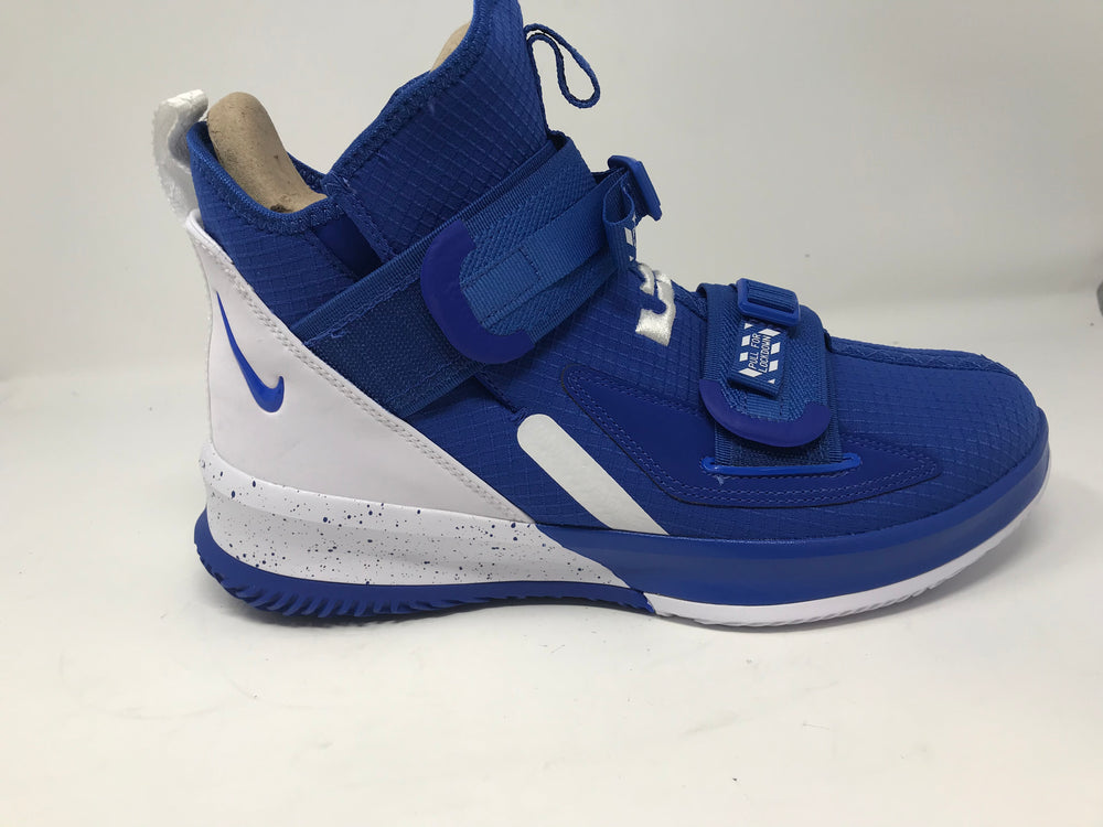 New Nike Lebron James Soldier XIII SFG TB Basketball Shoes Men 11.5 Royal/White