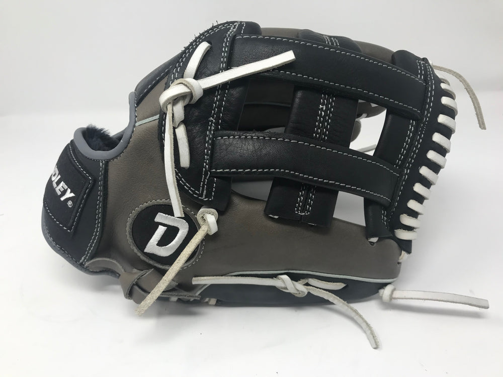 New Dudley DL1300 Lightning Series 13" Slowpitch Softball Glove Gray/Black RHT