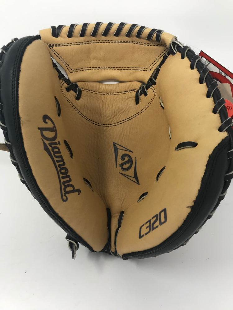 New Diamond Sports Game leather Catcher's Mitt (32-Inch) Tan/Black RHT