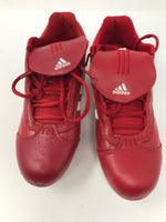 New Adidas Men's Excelsior 17 Red/White Low Baseball Metal Cleats