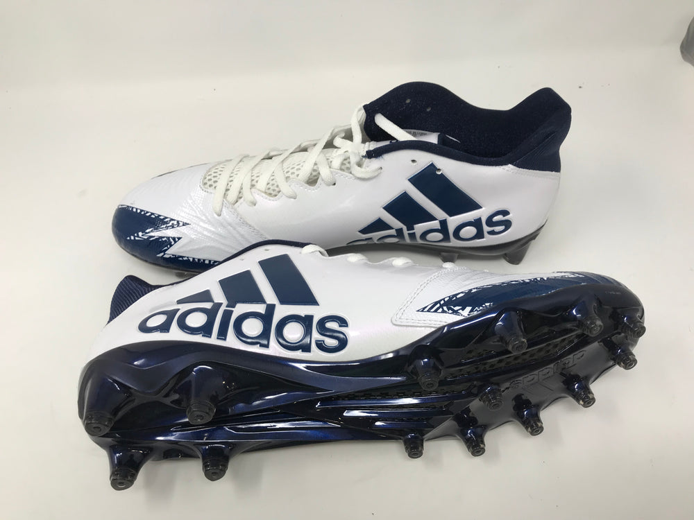 New Adidas Freak X Carbon Low Men's 12.5 Navy/White Football Molded Cleats