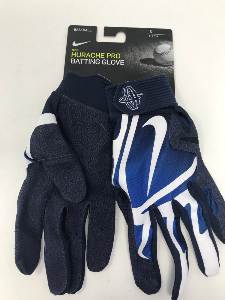 New Nike Hurache Pro Baseball Batting Gloves Royal/Navy/White Adult Large