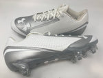 New Under Armour Men's 8 Team Nitro Low D Football Cleats White/Gray