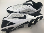 New Nike New Alpha Pro D Football Cleats Black/White Men 13