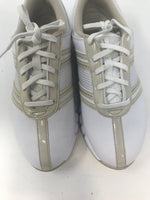 New Nike Women's Delight Size 10 Medium Golf Shoes White/Cream Leather