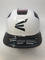 New Easton Natural Two-Tone Senior Batting Helmet Adult White/Maroon