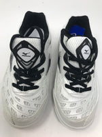 New Mizuno Wave Spike 10 Jr. Womens Volleyball Shoes Black/White Size 3.5