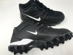 New Other  Nike Land Sharkmid BG Size Youth 4y Football Molded Cleats Blk/Wht