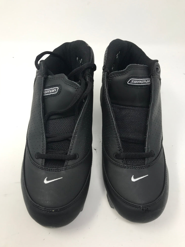New Nike Air Griffey MCS Baseball Molded Cleats Black/Silver Men's 5.5
