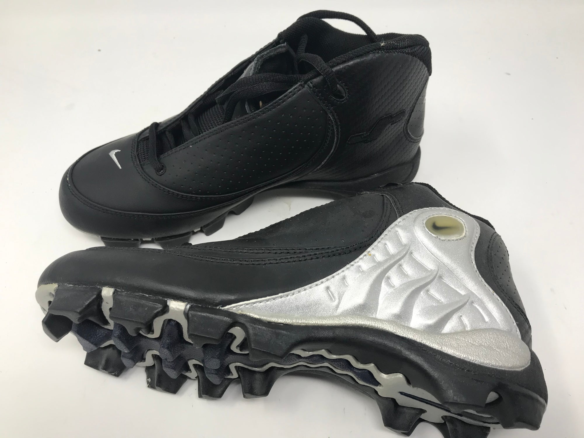 New Nike Air Griffey MCS Baseball Molded Cleats Black/Silver Men's 5.5 –  PremierSports