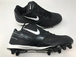 New Nike Strike Force Men 9 Plastic Mold Football Cleat Black/White