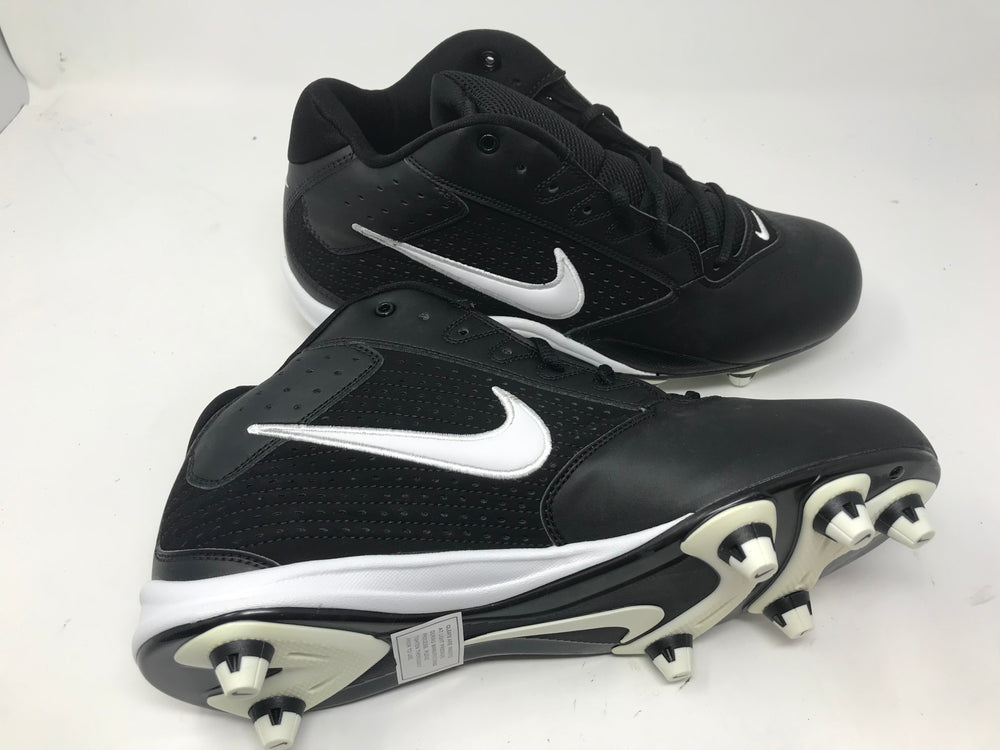 New Nike Men's 9 Strike Force 3/4 Football Cleat Black/White 3109401 011