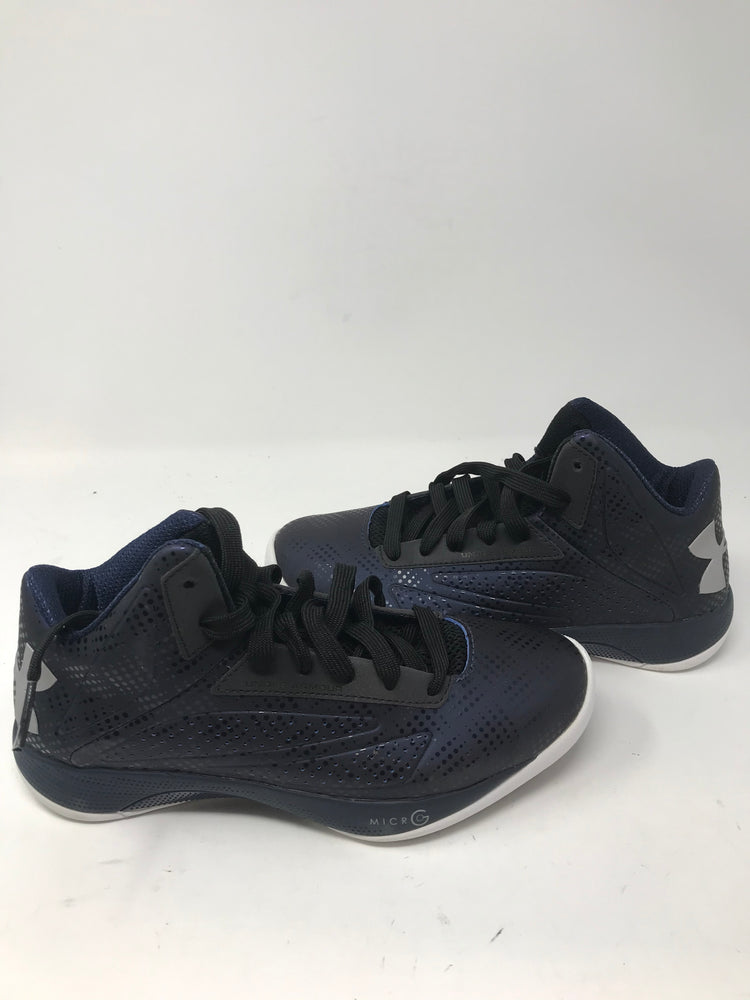 New Under Armour UA Micro G Torch Basketball Shoes Mn 6 Navy/White