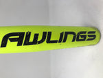 Used Rawlings BB7Q4 33/30 Quatro BBCOR Baseball Bat 2 5/8" Yellow/Black