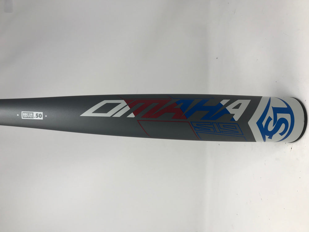 Used, Louisville Slugger 2019 32/29 Omaha 519 One Piece BBCOR Baseball Bat 2 5/8"