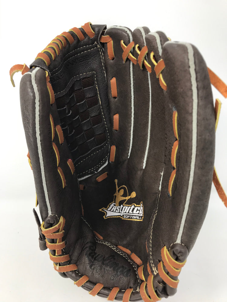 Used Rawlings FP120 Freed Fastptich Softball Glove RHT 12" Brown NWT