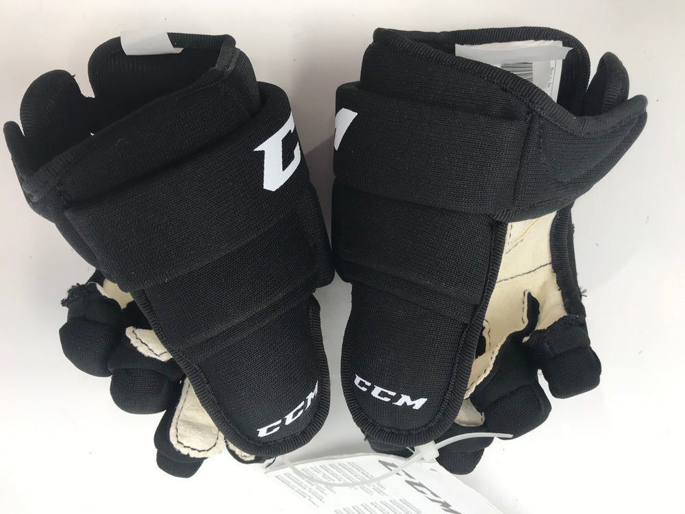 New CCM Edge Youth Hockey Gloves 8 Inch Black/Red