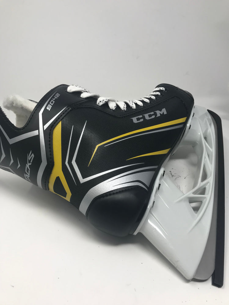 New Other CCM Tacks 9090 Sr Ice Hockey Skates Size 9 Black/Yellow