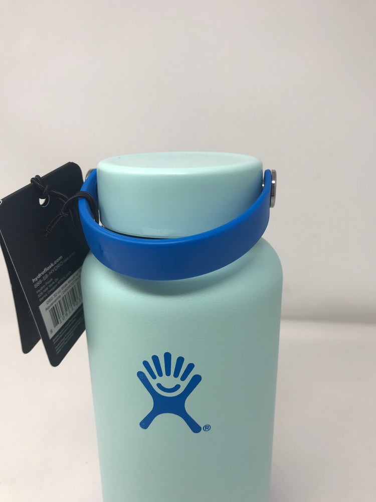 New Other Hydro Flask 32oz Wide Leak Proof Flex Cap Mouth Bottle with  Blue/Teal