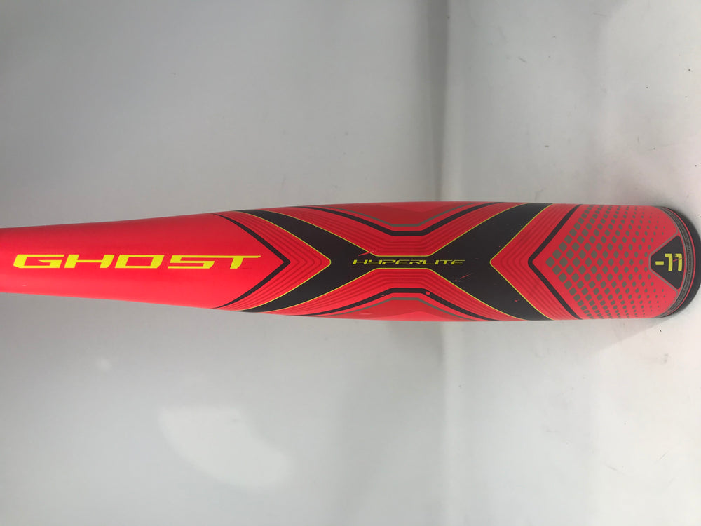 Used Easton 27/16 GHOST X HYPERLITE USA Baseball Bat 2 5/8" 2019 (-11)