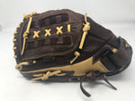New Mizuno Franchise Slowpitch Glove 1250 12.5  Fielding Glove Brown/Tan LHT