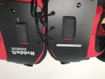 Used Riddell Kombine Adult Football Shouldr Pads - QB/WR/DB XL Black/Red