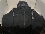 New Simms Pro Dry Jacket Boulder Size X-Large Black