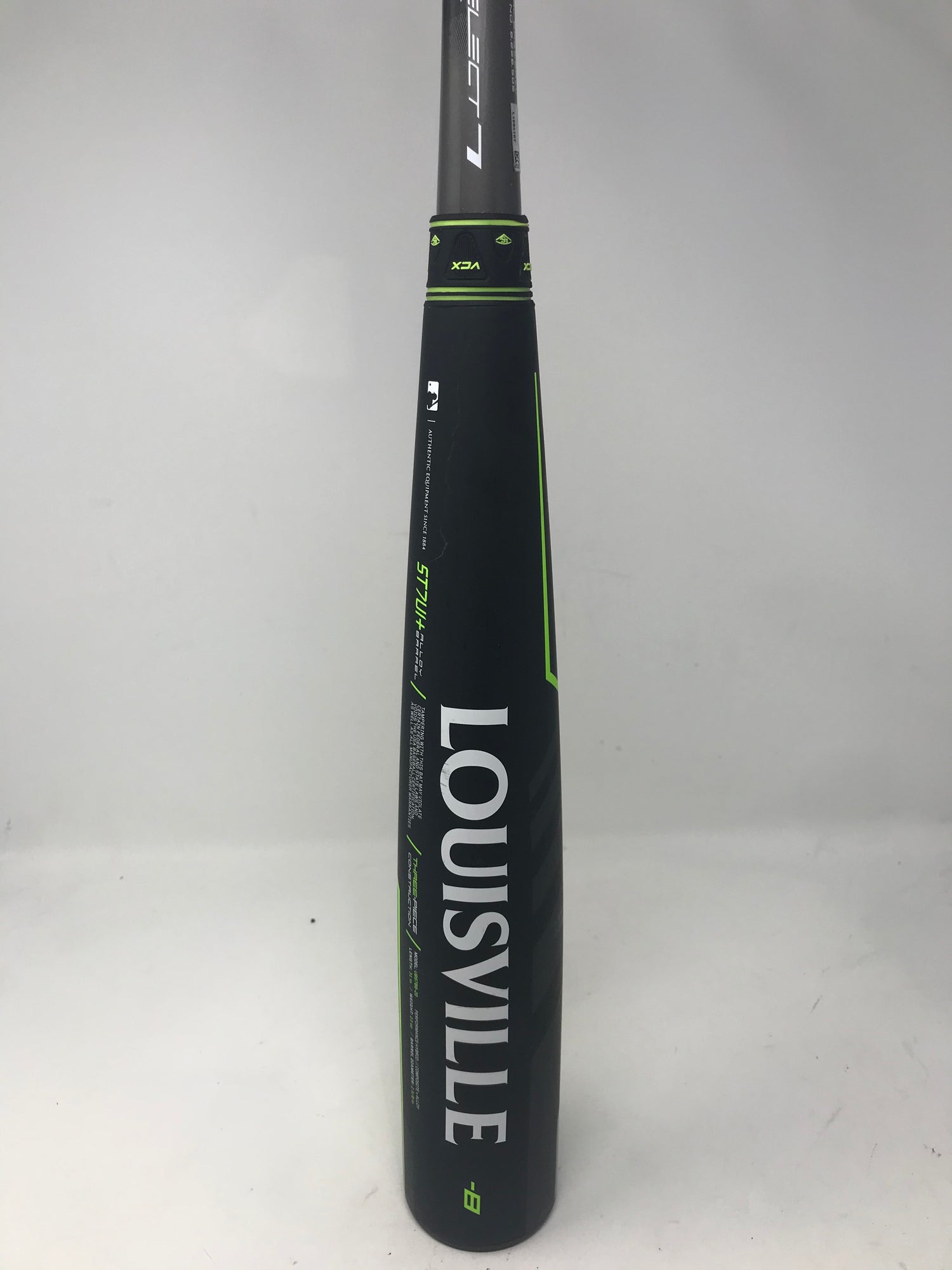 Used Louisville Slugger SELECT PWR 30 -10 Drop USA 2 5/8 Barrel Bats