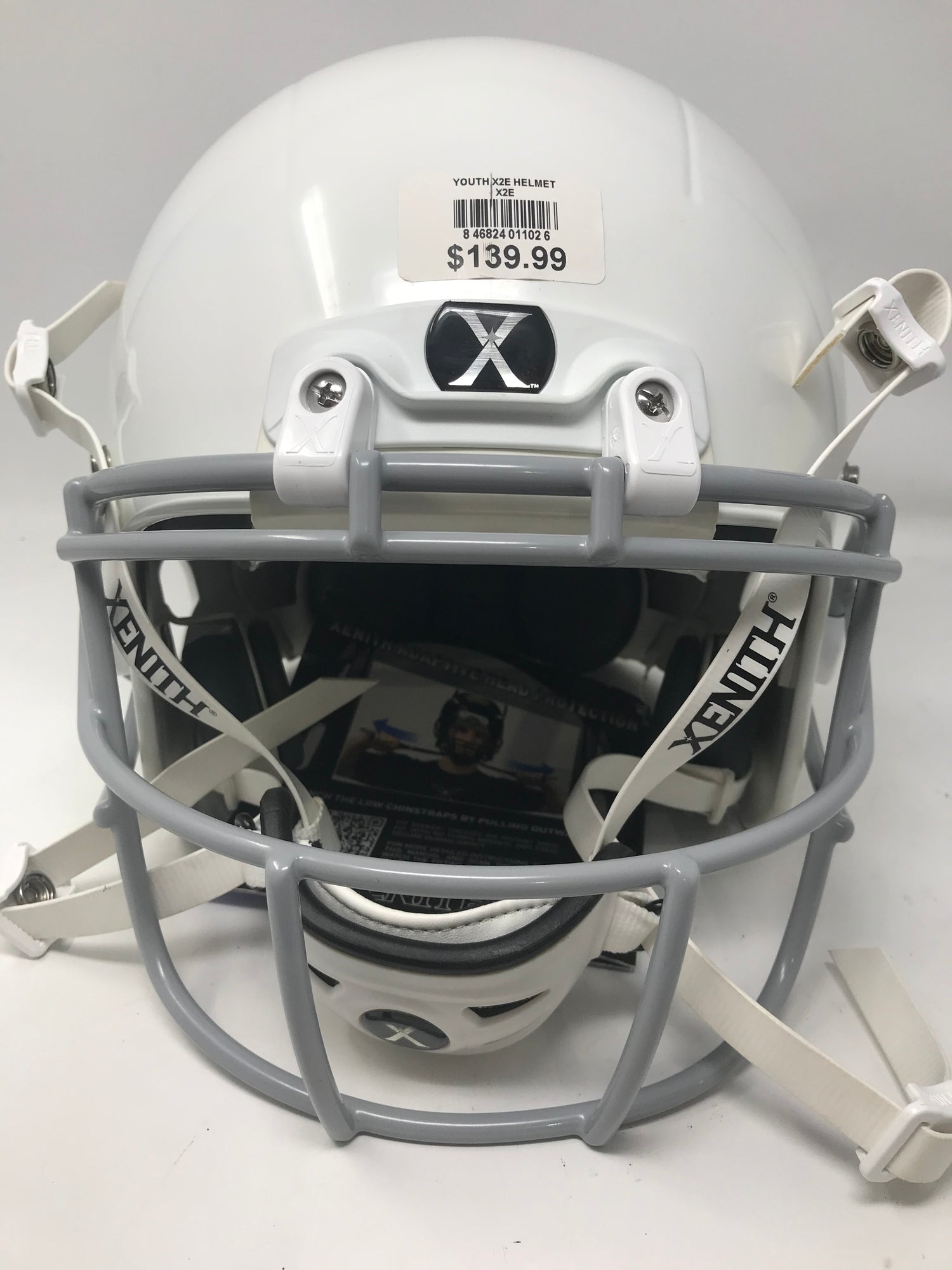 New Other Xenith X2E 5-Star Rated Youth Large Football Helmet White/Gr –  PremierSports