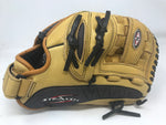 New Easton Stealth SS131 13" Adult RHT Black/Tan Baseball Glove