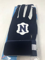 New Neumann Medium Men's Tackified Custom Football Gloves Navy