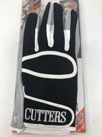 New Other XL Cutters XL 017Q Quarterback Gloves Black/White