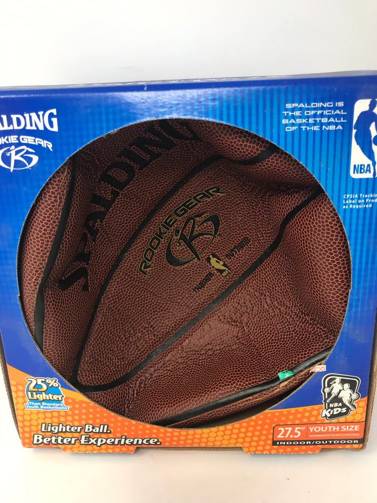 Spalding Rookie Gear Basketball, Indoor/Outdoor, 27.5 Inch Youth Size