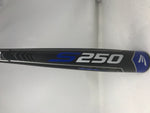 Used Easton BB18S250 S250 32/29 Adult Baseball Bat 2 5/8" 2018 BBCOR -3 Black/Blu