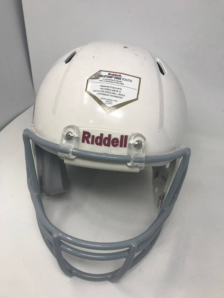 New Other Riddell Youth Revo Edge Helmet Small White/Grey