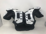 New Other Douglas Youth Small Football Shoulder Pads White/Black 13"-14" JP34