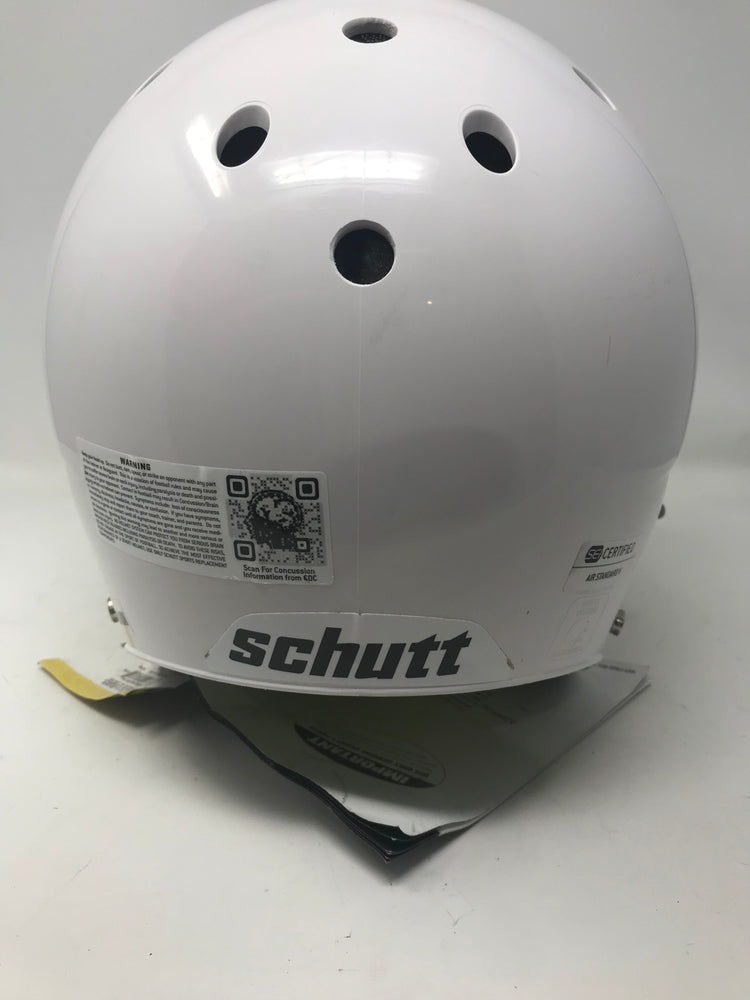New Schutt Adult AiR Standard V Football Helmet Complete White