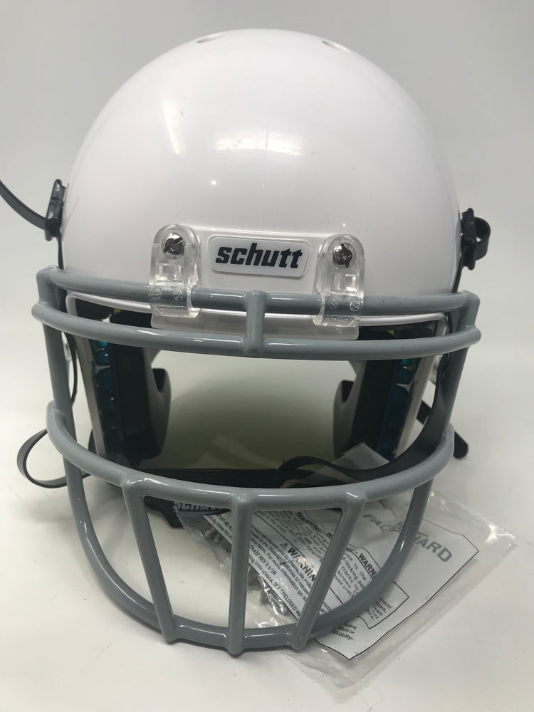 New Schutt Adult AiR Standard V Football Helmet Complete White/Gray La – PremierSports