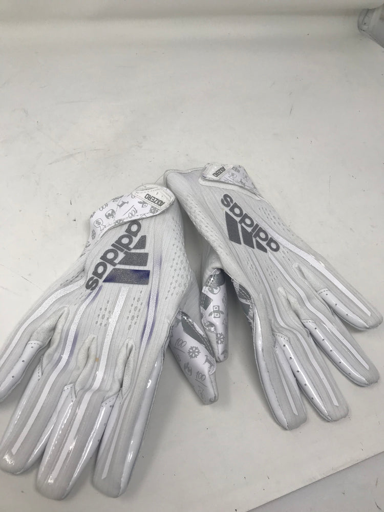 New Other Adidas Adizero Adimoji Receiver Gloves White/Gray Size Small