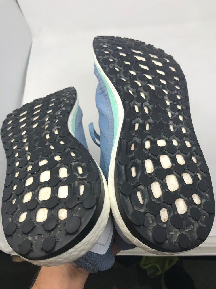 Used Adidas Women's 6.5 Solar Drive Running Shoe Blue/Green/White