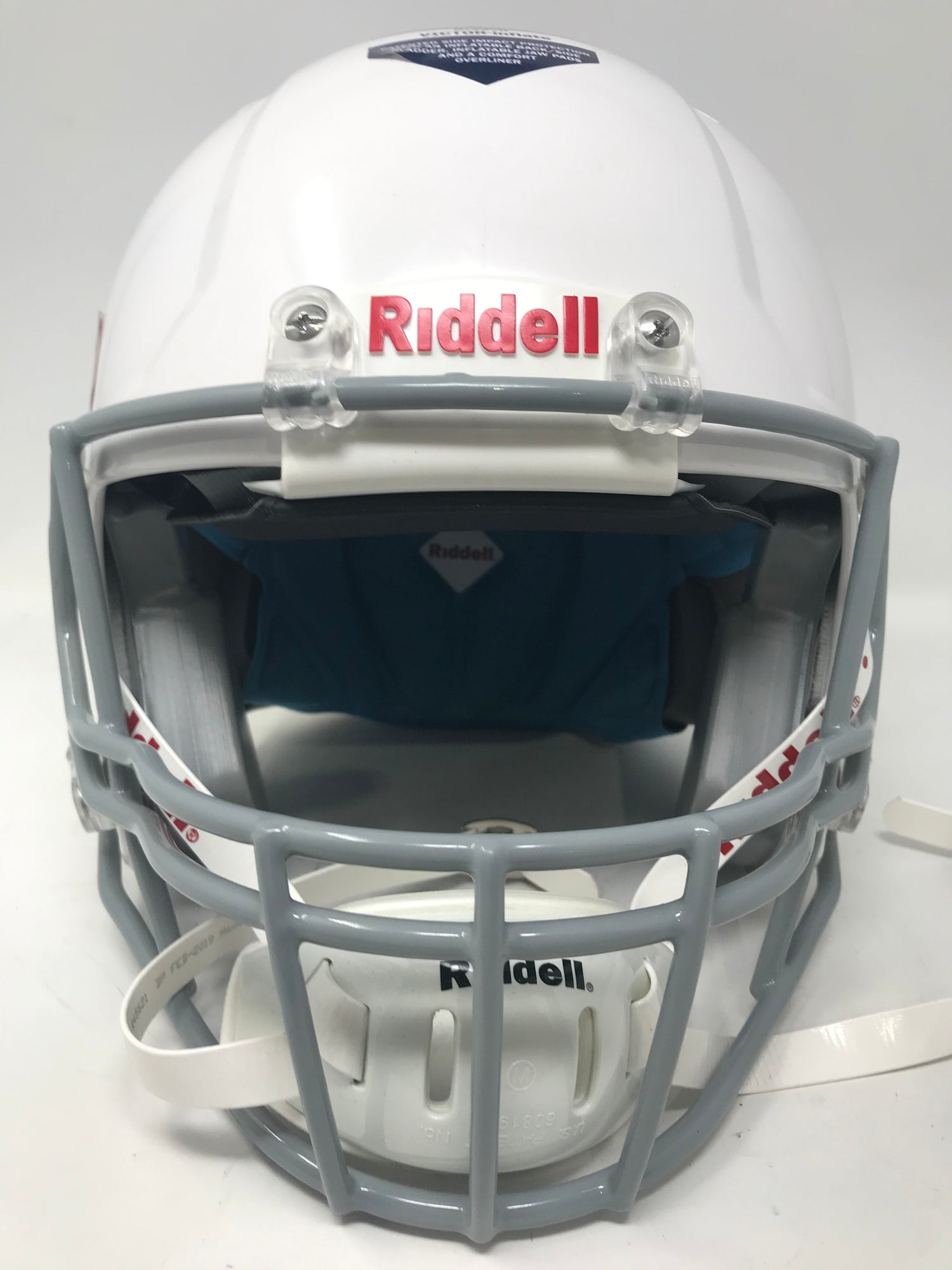 New Riddell Victor-I Youth Football Helmet White L/XL