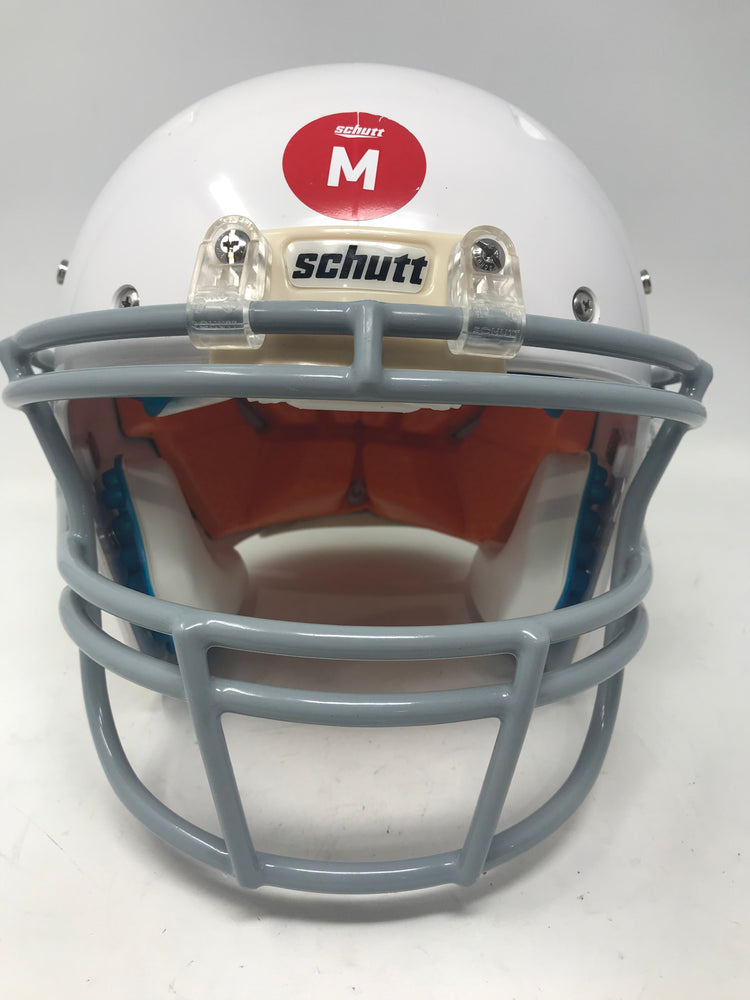boys football helmet size m New other Schutt Youth Medium Recruit Hybrid Football Helmet White –  PremierSports