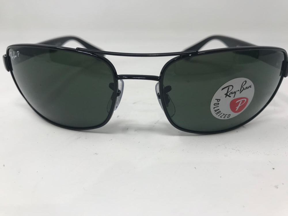 New Ray-Ban Unisex Rb3445 Metal Rectangular UV Protective Sunglasses Black